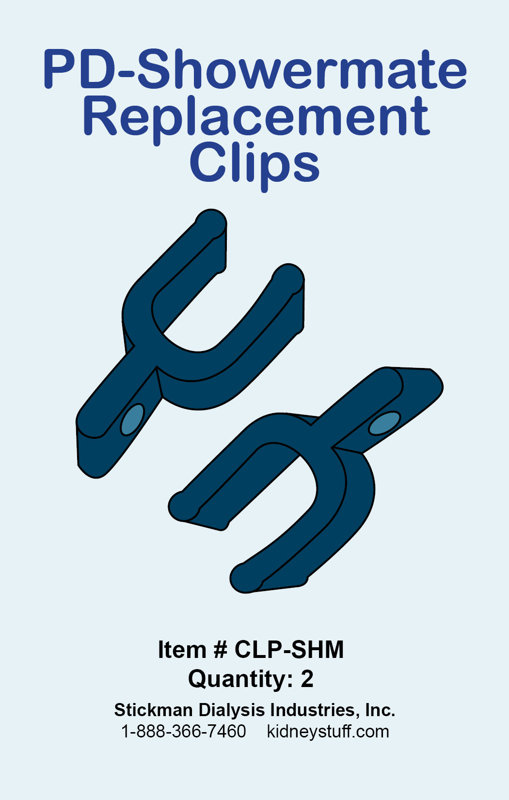 Replacement PD-Showermate Clips