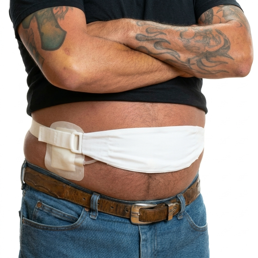 Tuck Away PD dialysis cathteter support belt