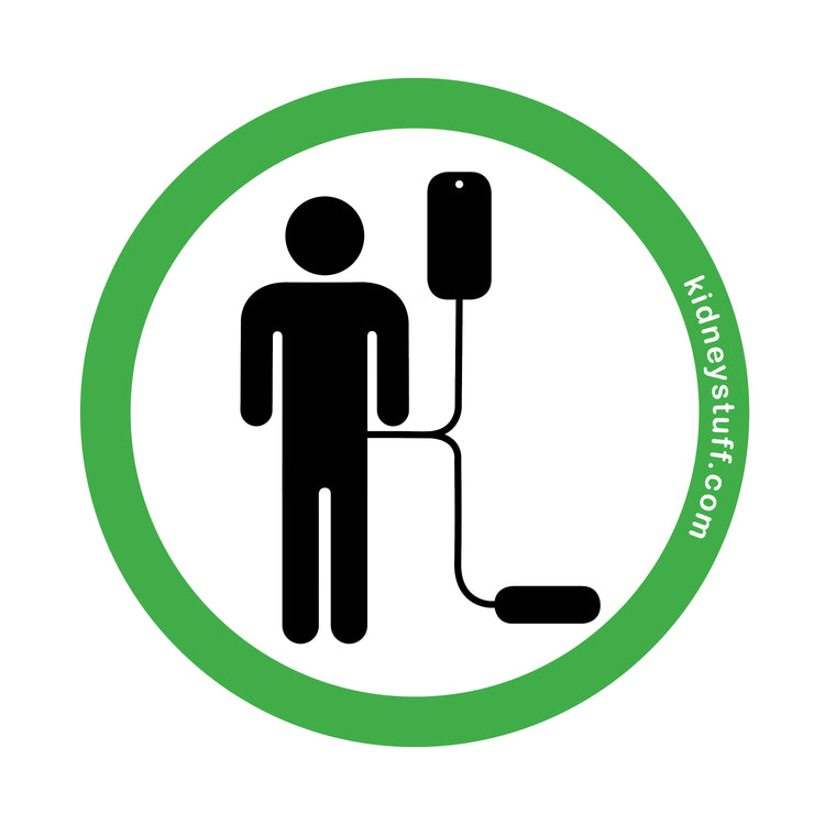 Pd "Go" Sticker Stickman Dialysis